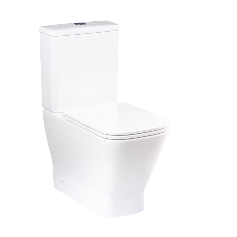 Inodoro rimless completo blanco enrasado a la pared | 1_ES