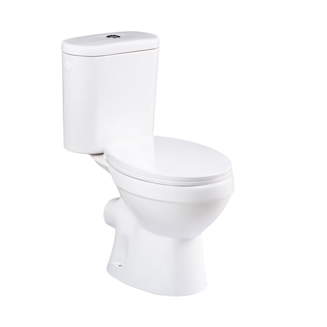 Inodoro moderno con salida a pared con tapa y asiento | 3_BP