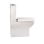 Inodoro enrasado sin borde compacto blanco con salida dual | 3_BP