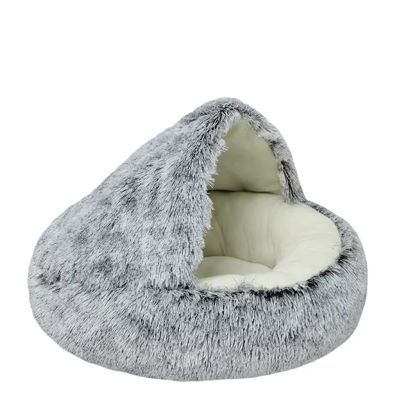 Cama tipo bolsillo de felpa larga de invierno para gatosCamasAnimals & Pet Supplies > Pet Supplies > Pet Beds