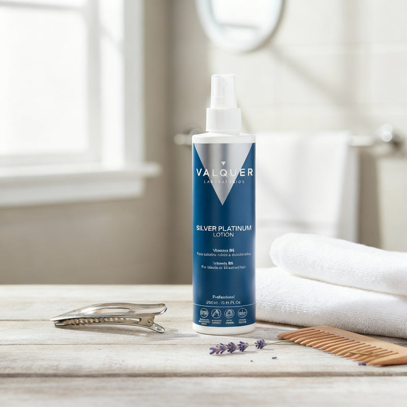 Loción capilar plata para cabellos decolorados | brillo