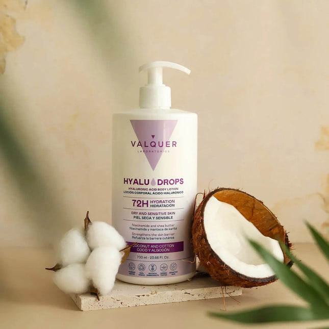 Loción corporal coco y algodón hidratación 72h 700 ml