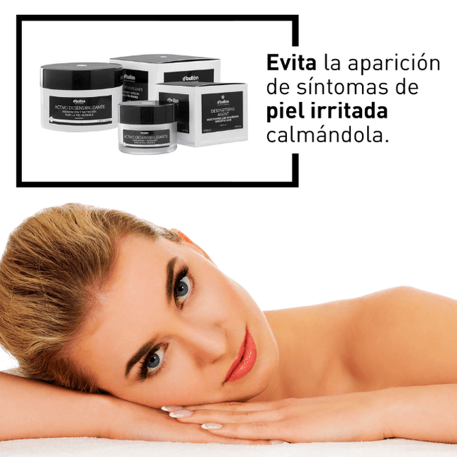 Activo facial desensibilizante para pieles sensibles
