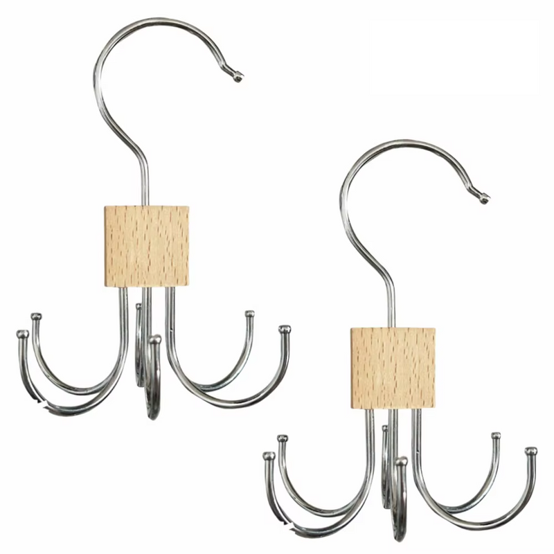 Percha multiusos de metal giratoria de 360 grados con 6 ganchosPerchasHome & Garden > Household Supplies > Storage & Organization > Clothing & Closet Storage > Hangers