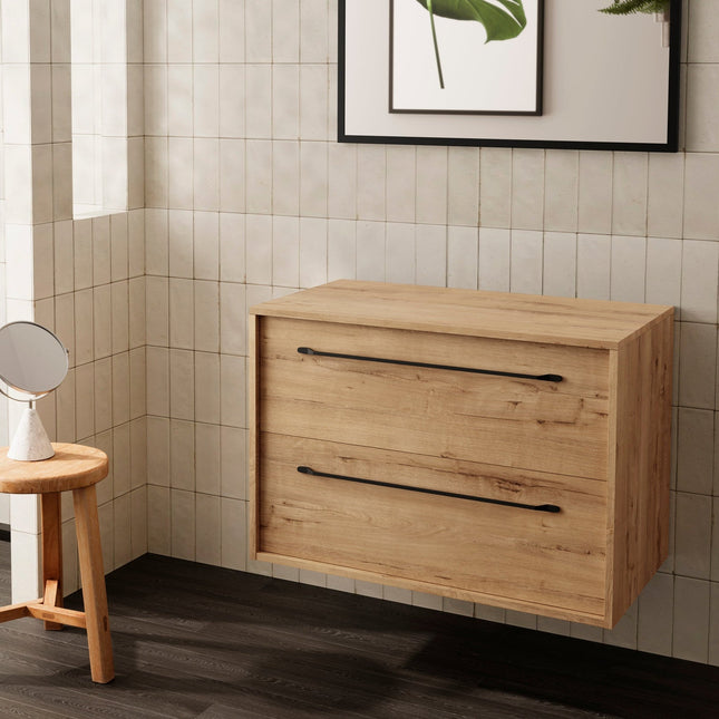 Mueble de baño sin lavabo con encimera roble ostippo | 3_BP