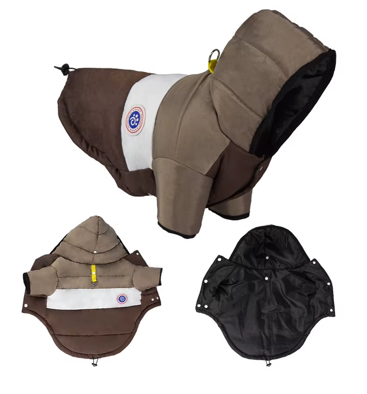 Chaqueta multicolor de invierno cálida e impermeable para perrosRopaAnimals & Pet Supplies > Pet Supplies > Pet Apparel > Pet Coats