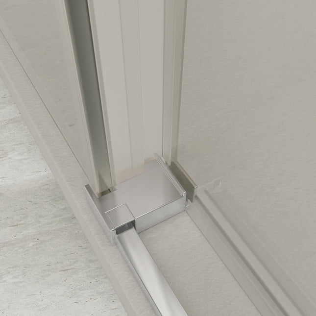 Mampara de ducha fijo y corredera con cierre magnético | 3_BP