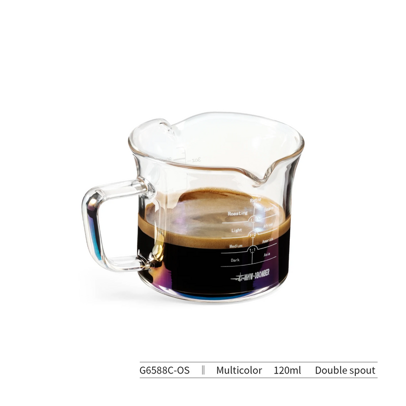 Taza medidora de espresso de vidrio borosilicato 120 mlTazas medidorasHome & Garden > Kitchen & Dining > Kitchen Tools & Utensils > Measuring Cups & Spoons > Measuring Cups