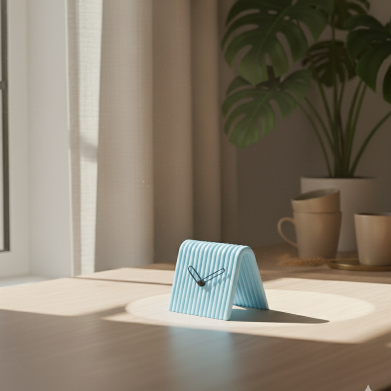Reloj de Mesa Mini en 3D – Diseño Moderno en Forma de ARelojHome & Garden > Decor > Clocks > Desk & Shelf Clocks > Desk Clocks