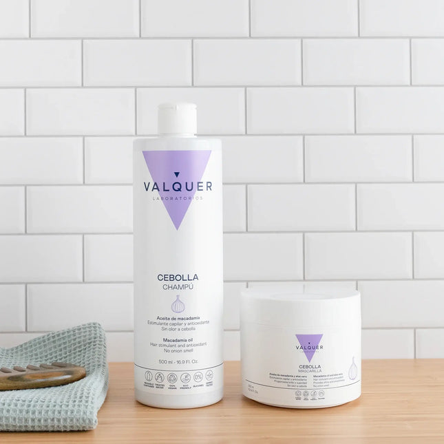 Champú de cebolla revitalizante para todo tipo de cabellos