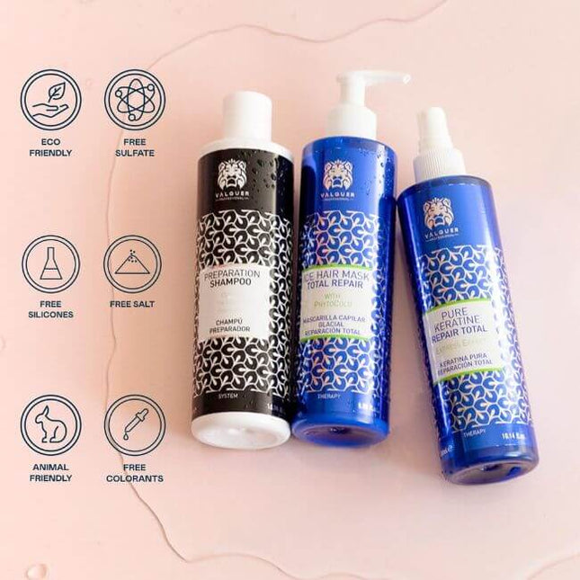 Pack keratina en frío para cabello | reparación total