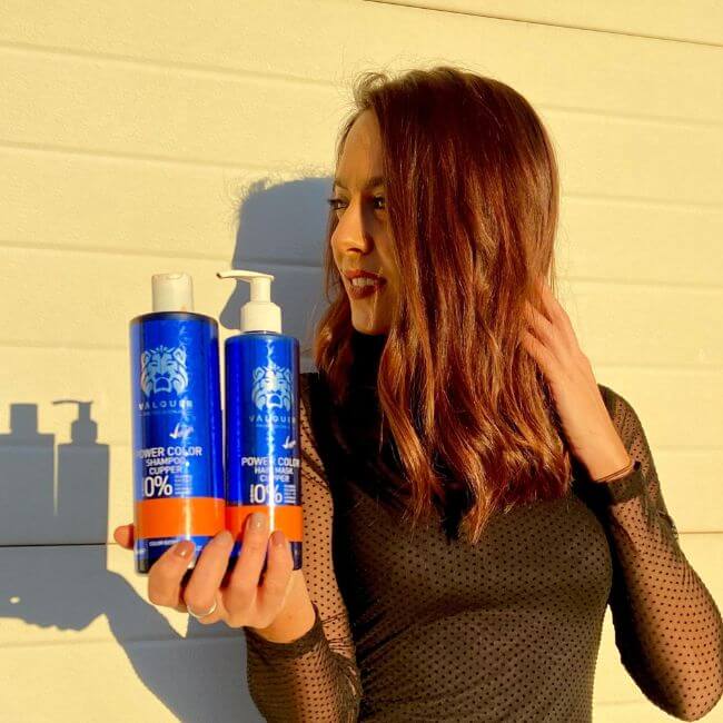 Champú color gris 400 ml para cabello vegano de uso diario