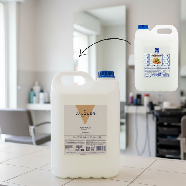 Champú de almendras para peluquería profesional 5000 ml