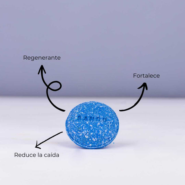 Champú sólido fortalecedor anticaída para cabellos