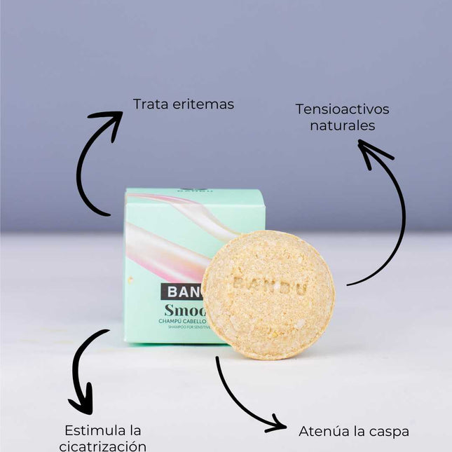 Champú sólido anticaspa para cuero cabelludo sensible