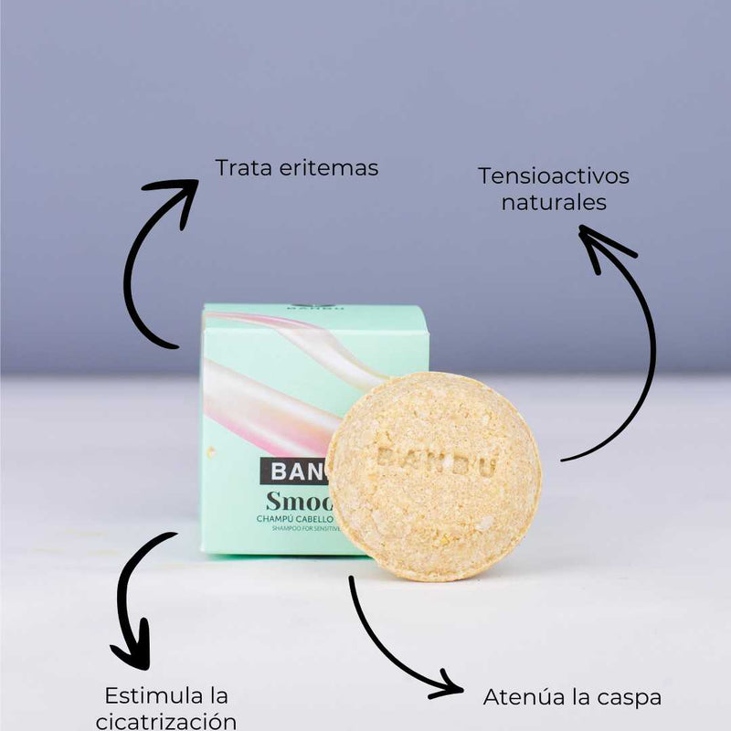 Champú sólido anticaspa para cuero cabelludo sensible