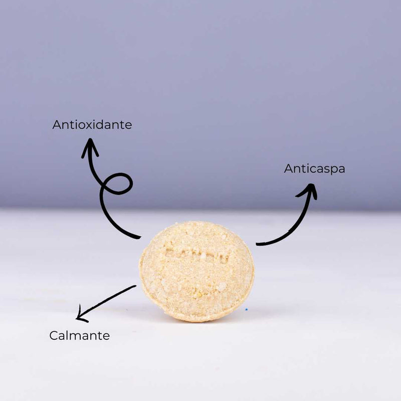 Champú sólido anticaspa para cuero cabelludo sensible