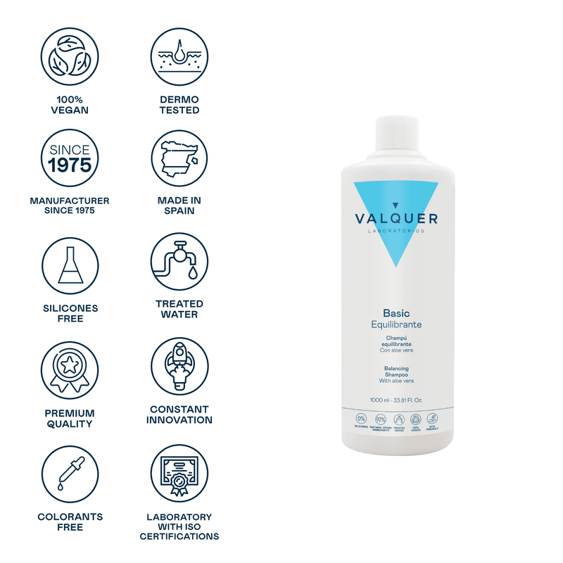 Champú equilibrante Aloe vera ecológico uso diario