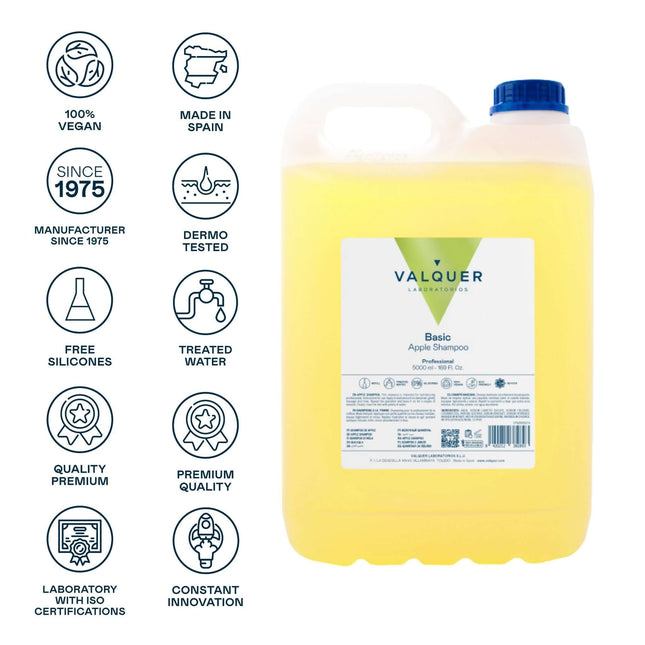 Champú manzana profesional 5000 ml para peluquería exclusivo