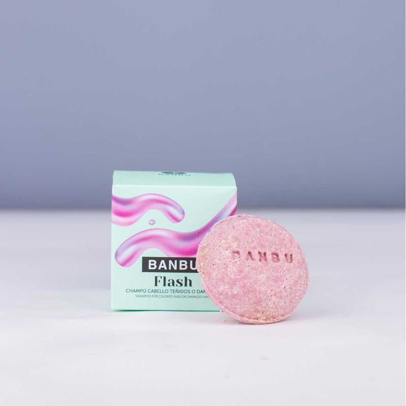 Champú sólido reparador protege el color para cabello dañado