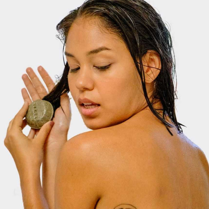 Champú sólido volumen cabello fino con ácido hialurónico