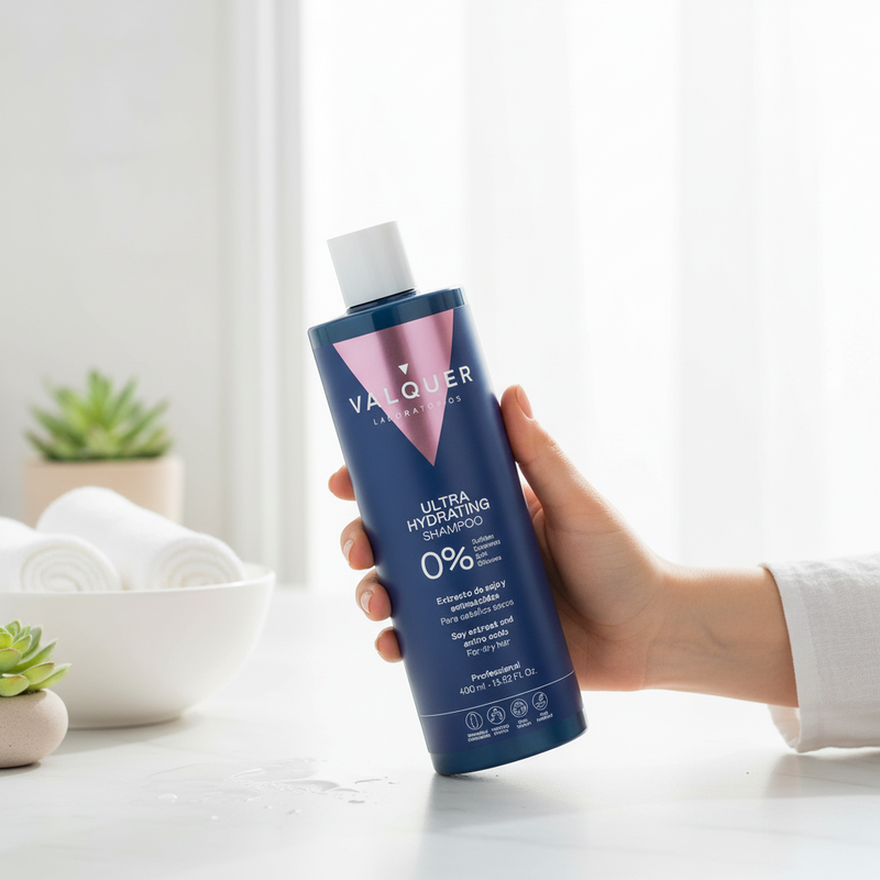 Champú hidratante para cabello seco | sin sulfatos