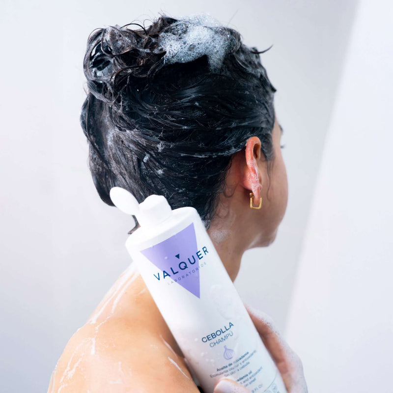 Champú de cebolla revitalizante para todo tipo de cabellos