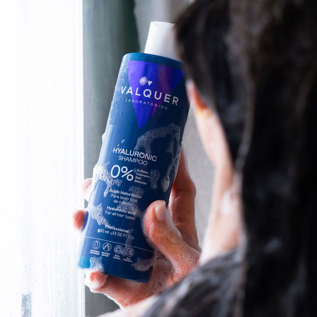 Champú hidratante con ácido hialurónico sin sulfatos