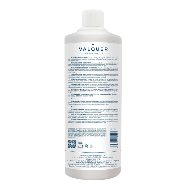 Champú de jengibre anticaspa fortalecedor | 1000 ml