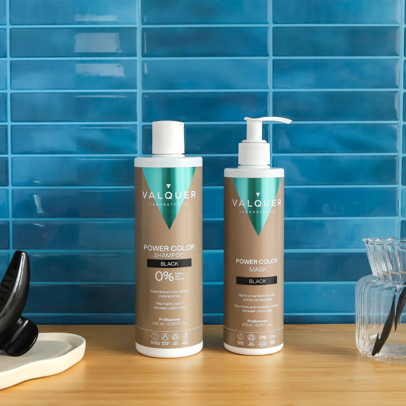 Champú color negro vegano para coloración temporal