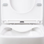 Tapa de inodoro extraplana con cierre suave | blanco | 1_ES