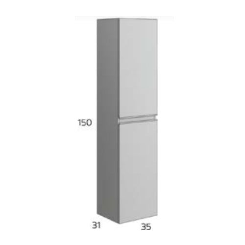 Pilar auxiliar de baño de laminado gran capacidad | ebony | 1_ES