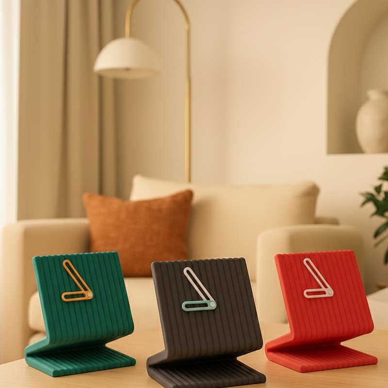 Reloj de Mesa Moderno en 3D: Diseño Esculpido MinimalistaRelojHome & Garden > Decor > Clocks > Desk & Shelf Clocks > Desk Clocks