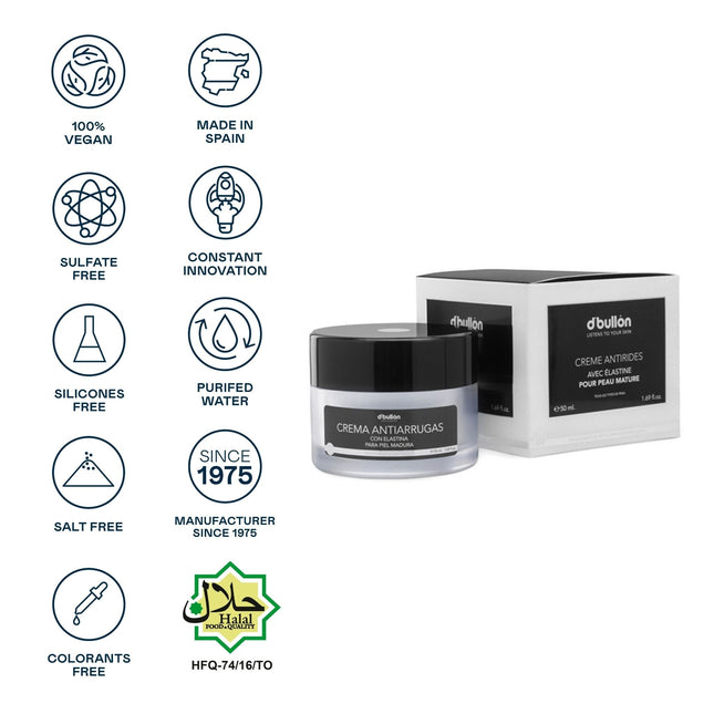 Crema facial antiarrugas germinados de soja para piel madura