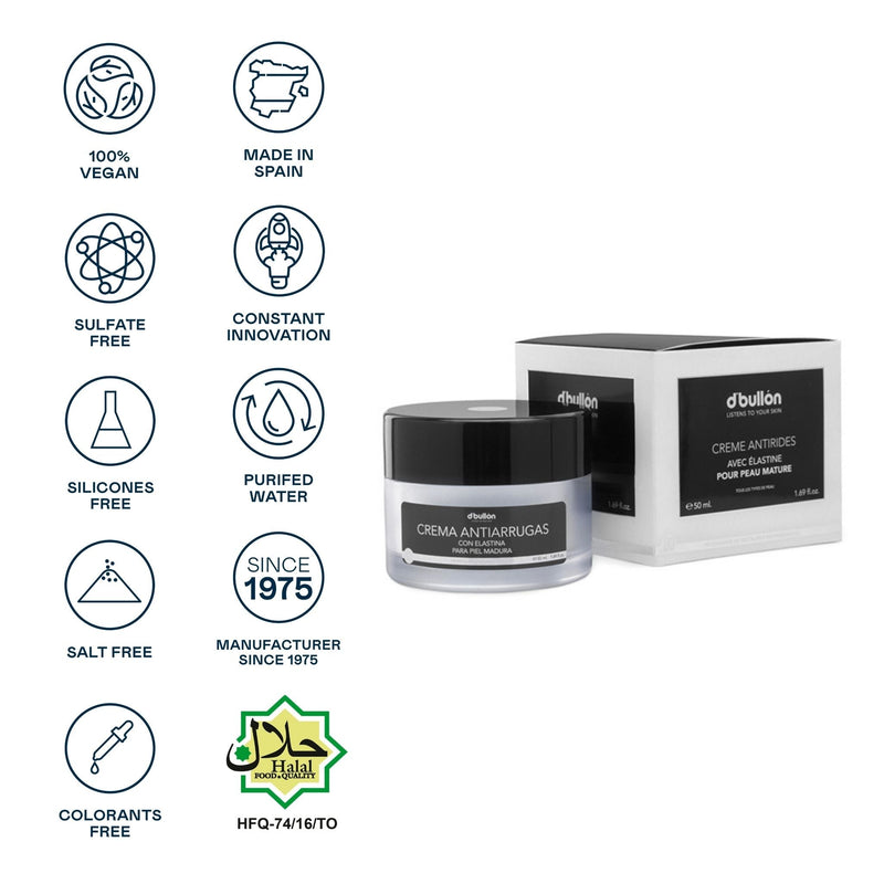 Crema facial antiarrugas germinados de soja para piel madura