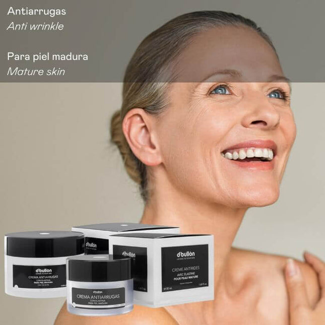 Crema facial antiarrugas germinados de soja para piel madura