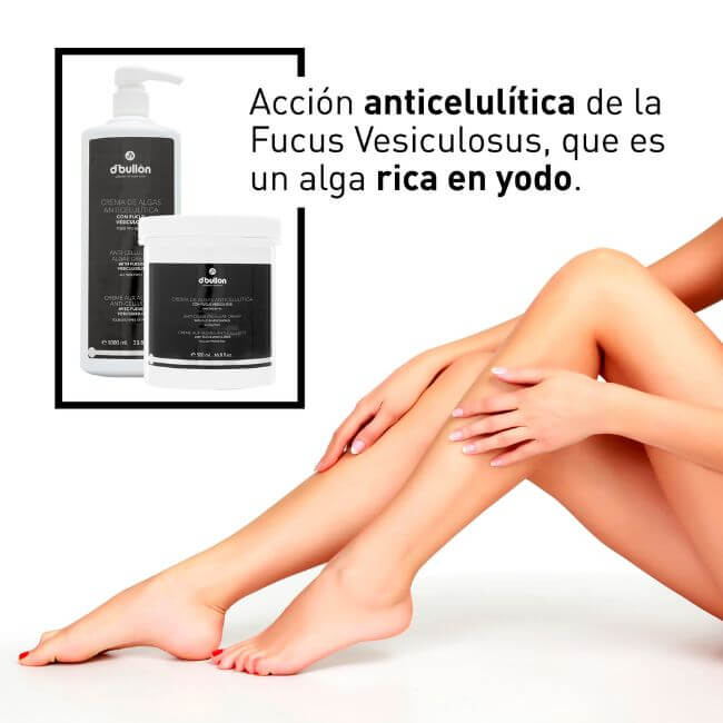 Crema anticelulítica con Fucus vesiculosus combate celulitis