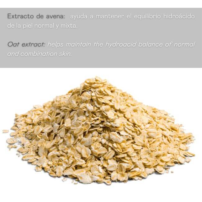 Crema facial hidratante de avena | piel normal y mixta