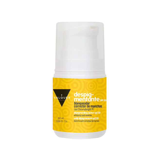 Crema facial despigmentante SPF 20 para unificar tono de piel