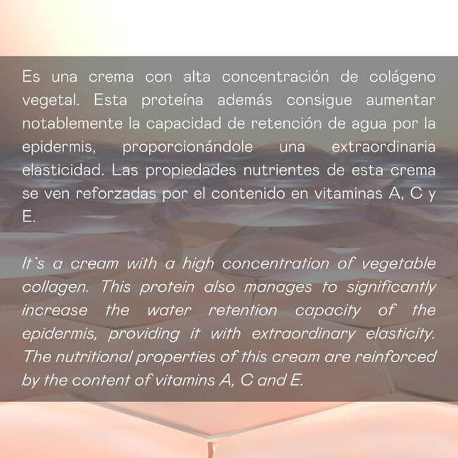 Crema facial G3 colágeno vegetal | hidratación y firmeza