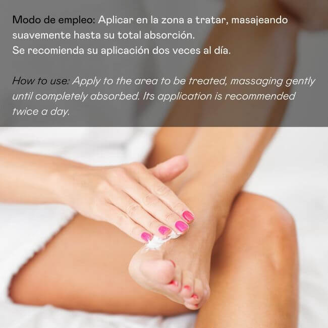 Crema reequilibrante superhidratante pies codos y rodillas