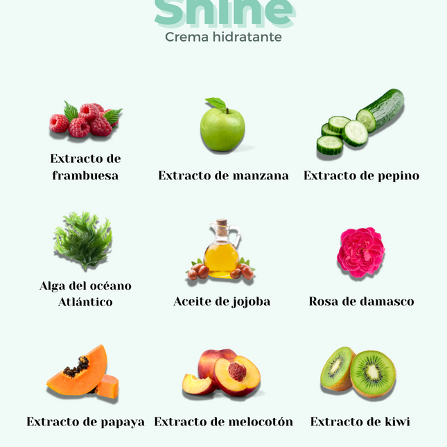 Crema facial hidratante con vitamina c para piel seca