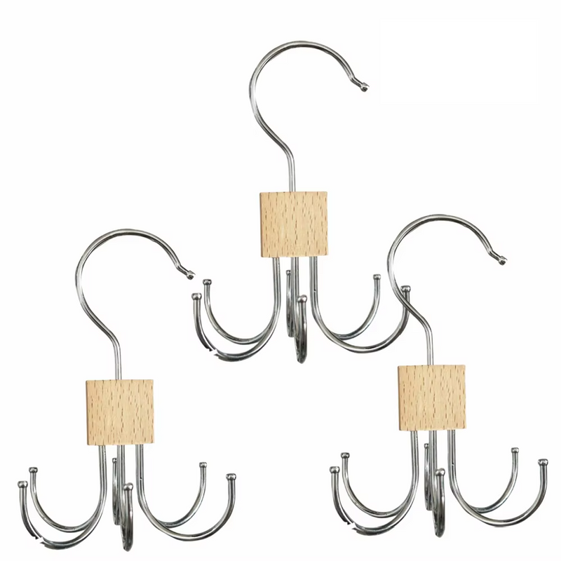 Percha multiusos de metal giratoria de 360 grados con 6 ganchosPerchasHome & Garden > Household Supplies > Storage & Organization > Clothing & Closet Storage > Hangers