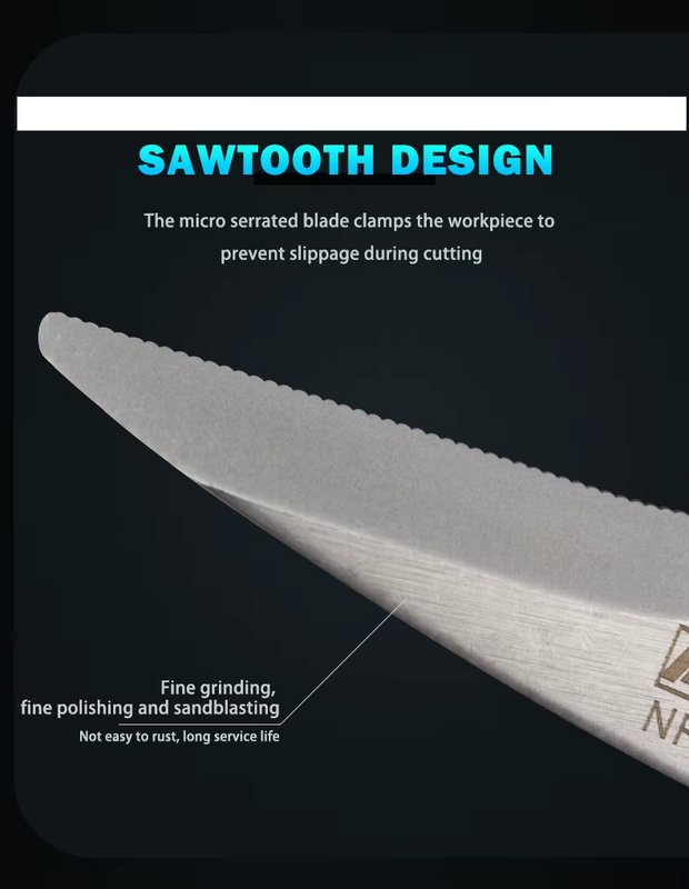 Tijeras multifuncionales de acero inoxidable de 6 y 8 PulgadasTijerasHardware > Tools > Cutters > Handheld Metal Shears & Nibblers