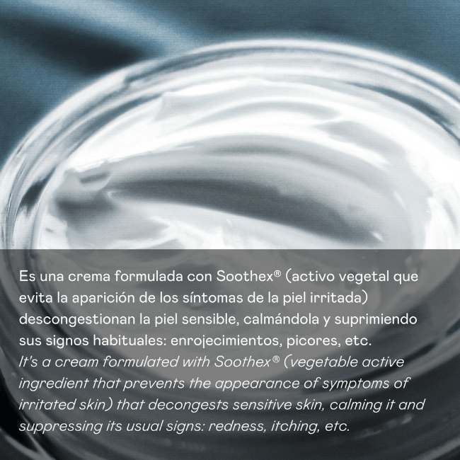 Activo facial desensibilizante para pieles sensibles