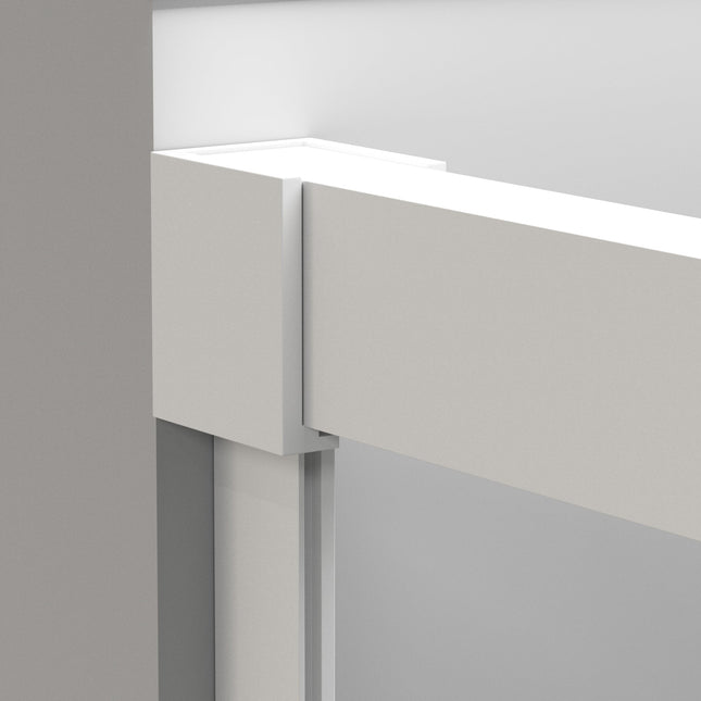 Mampara de ducha frontal 2 hojas fijas y 2 correderas | 3_BP