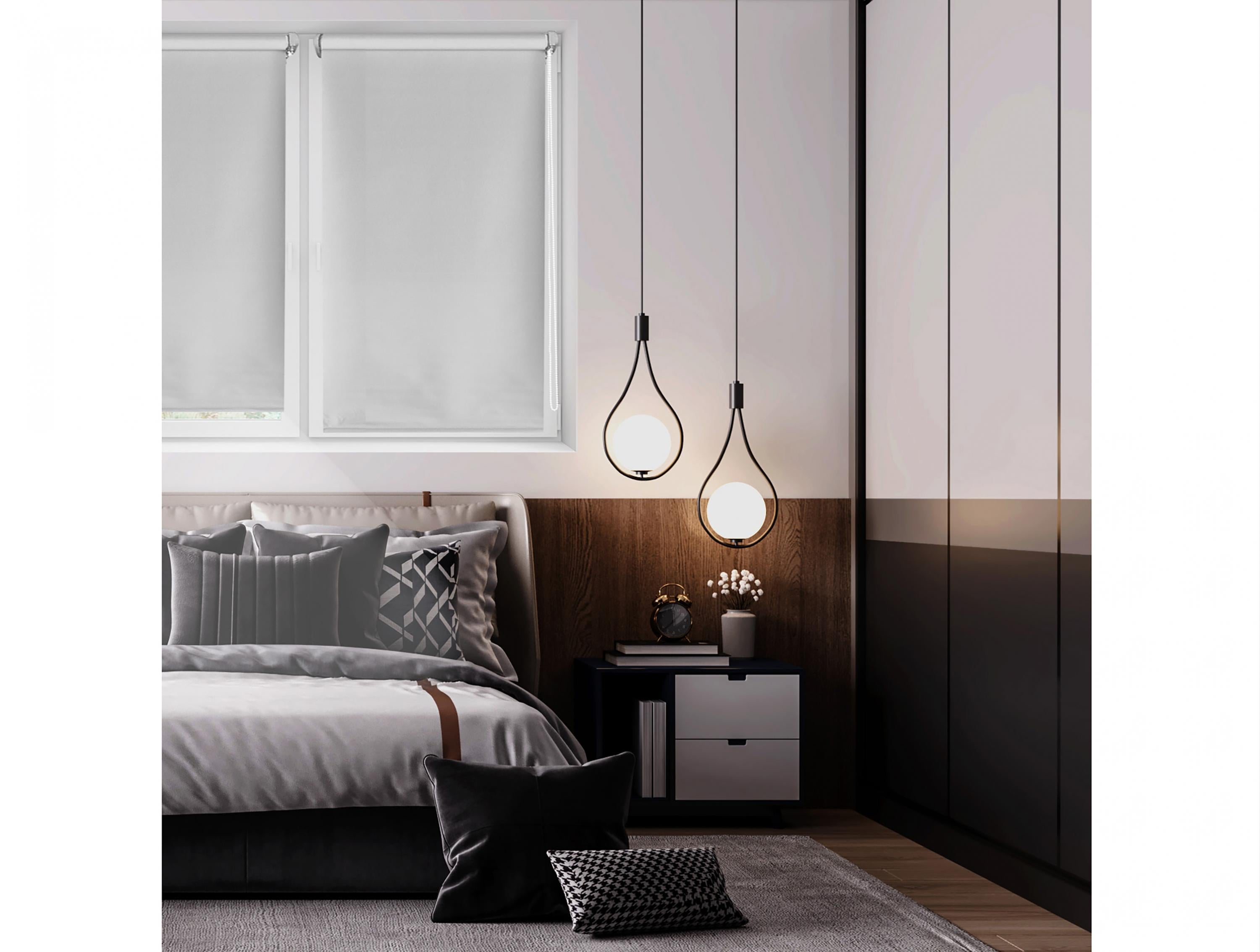 Estor enrollable 62x180 crudo opaco con protección UV