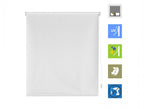 67x180 raw opaque blind with easy light control for living room