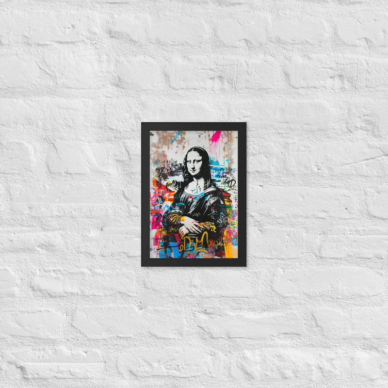 Cuadro decorativo enmarcado con marco de madera de aliso acabado mate impresión de alta calidad para cualquier habitación