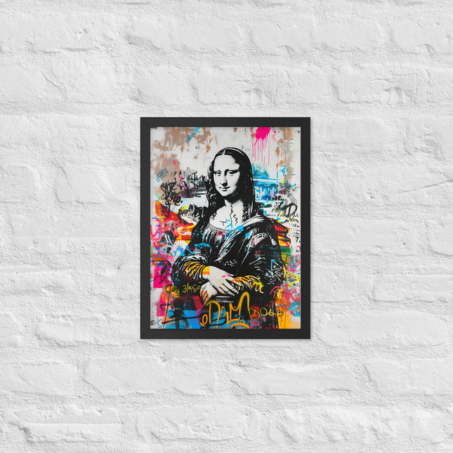 Cuadro decorativo enmarcado con marco de madera de aliso acabado mate impresión de alta calidad para cualquier habitación